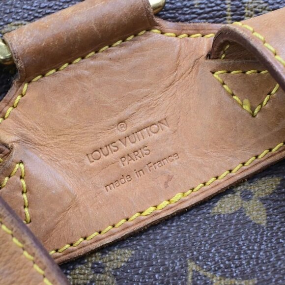 LOUIS VUITTON Montsouris MM Backpack Bag Monogram Leather Brown - Picture 16 of 16